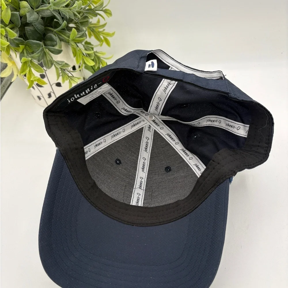 Johnnie-O Navy  Baseball Cap with ShieldLogo